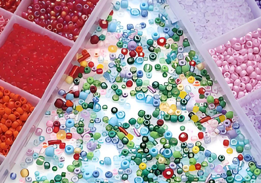 Embroidery beads